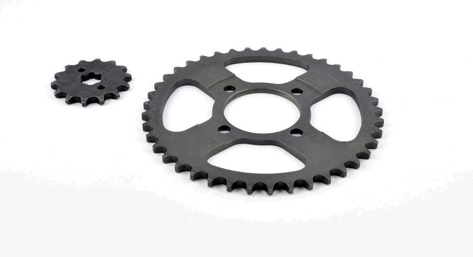 Зірки трансмісії (пара) мопед Дельта 428-15T + 428-38T Мукачево - фото 1