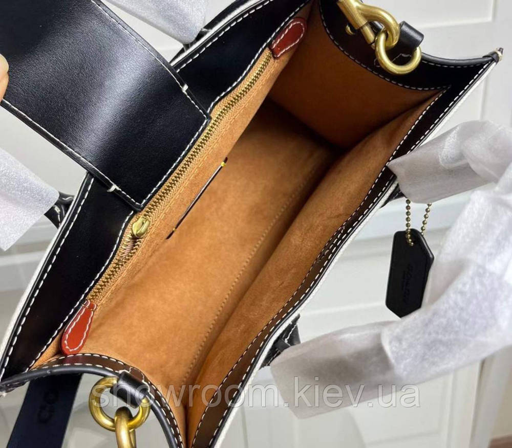 Жіноча сумка середніх розмірів Coach Ace біла Київ - фото 8