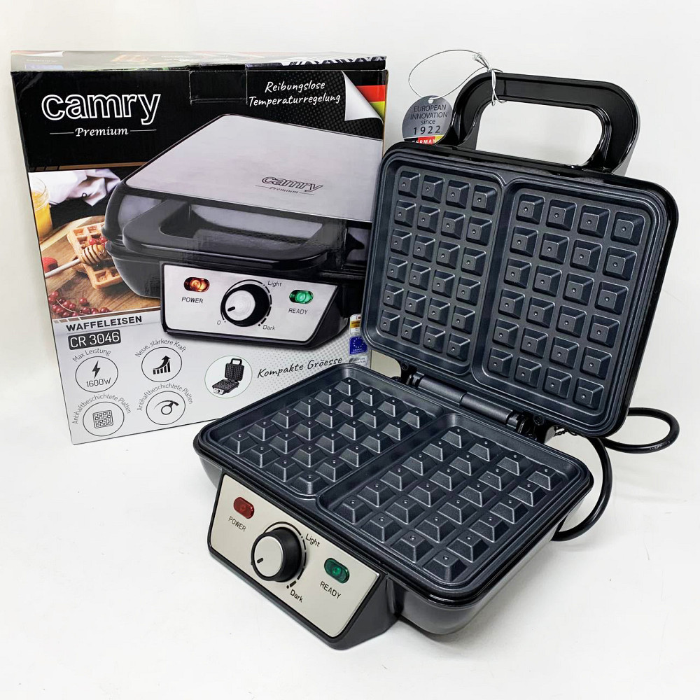 Вафельница Camry CR 3046 1600Вт IB-16 Львов - изображение 9