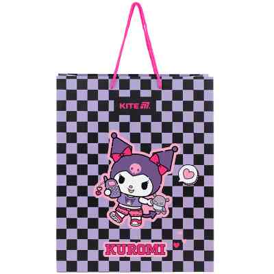Подарочный пакет Kite Kuromi, 26х32 см (HK25-266-2) Винница