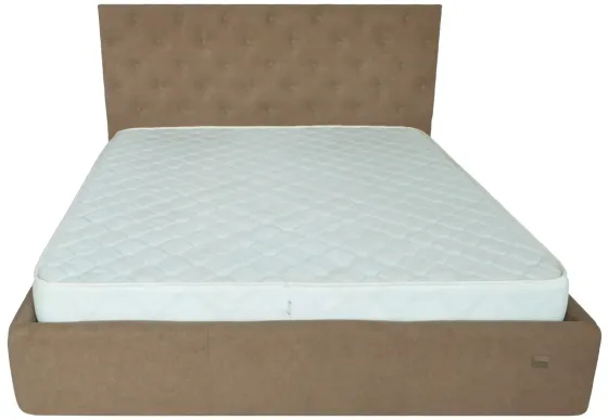 Кровать Coventry Comfort 140 х 190 см Мисти Light Brown С подъемным механизмом и нишей для белья Коричневый Киев