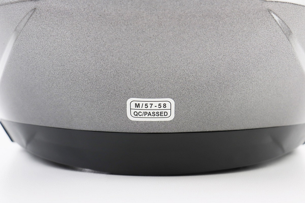 Шолом відкритий+відкидні окуляри BLD-708 М (57-58см), СІРИЙ глянець Київ - фото 9