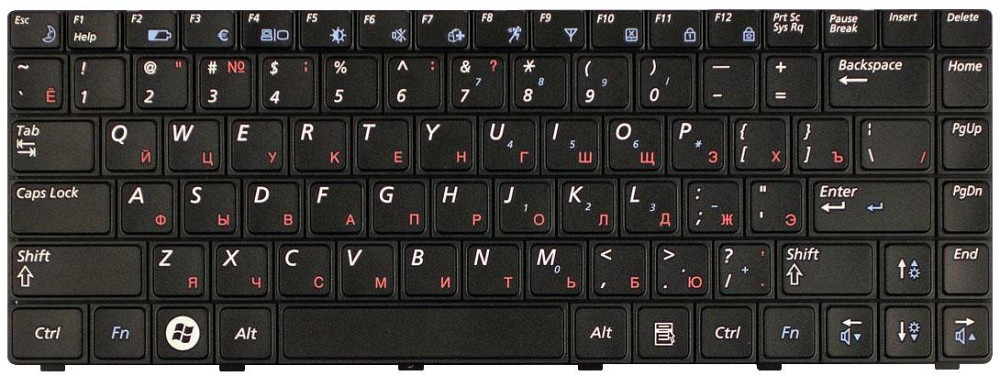 Клавиатура для ноутбука Samsung (R518) Black, RU Вінниця - фото 2
