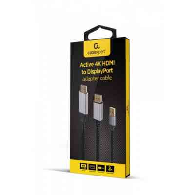 Переходник Cablexpert HDMI to DisplayPort 4K 60Hz 2m (A-HDMIM-DPM-01) Винница