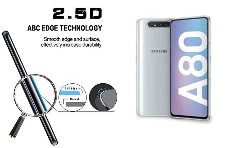 Захисне скло ArmorGlass для Samsung Galaxy A80 2019 SM-A805 – стійке до подряпин та ударів Київ - фото 2