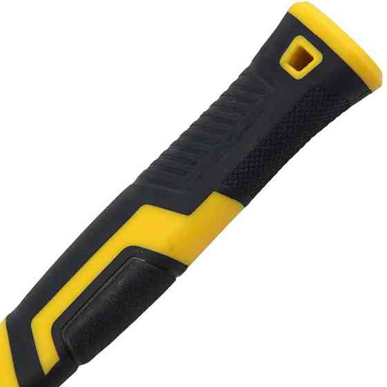 Киянка гумова чорна 450 г фібергласова ручка SIGMA (4317361) Київ