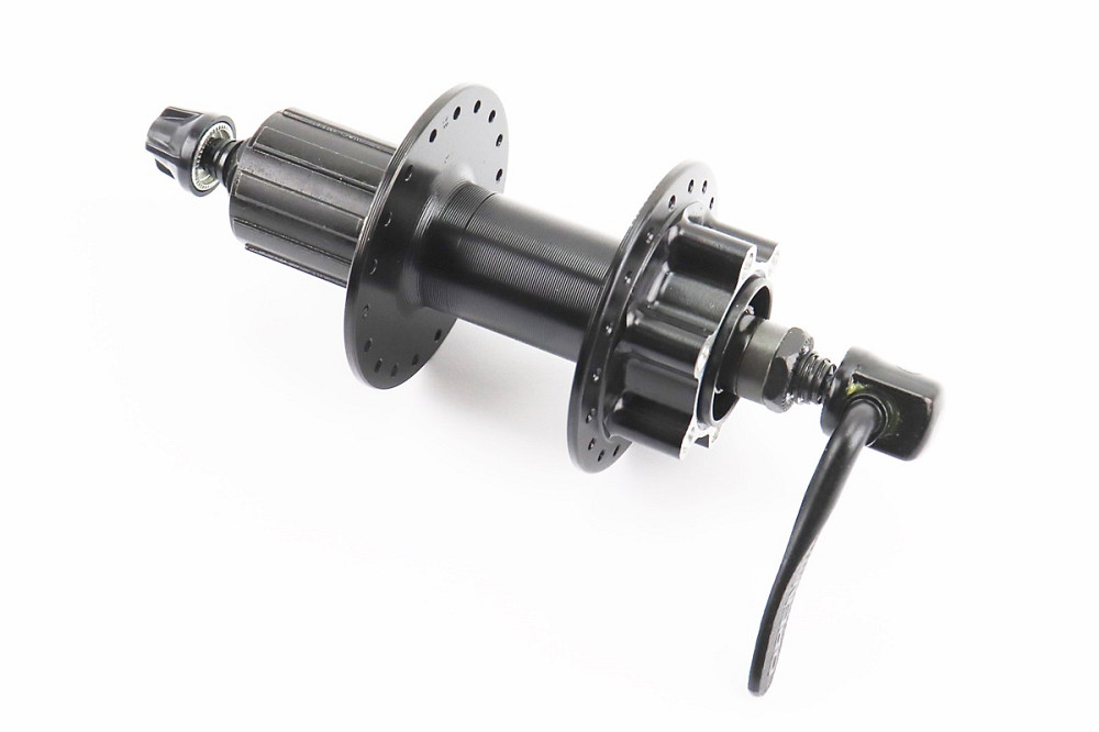 Втулка задня MTB алюмінієва 14Gx36H під касету 8-10зв, Disk-brake, кріпл. ексцентрик, чорна FH-TX506 Київ - фото 2