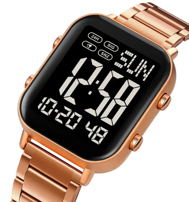 Мужские наручные часы Skmei 2259 (розовое золото с черным) Винница - изображение 3