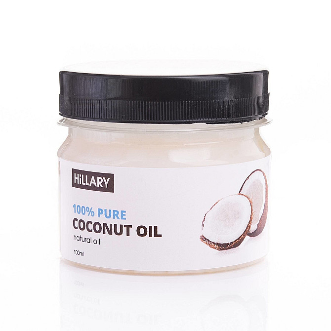 Рафінована кокосова олія HILLARY Pure Coconut Oil 100 мл 4820209070521 Вінниця - фото 1