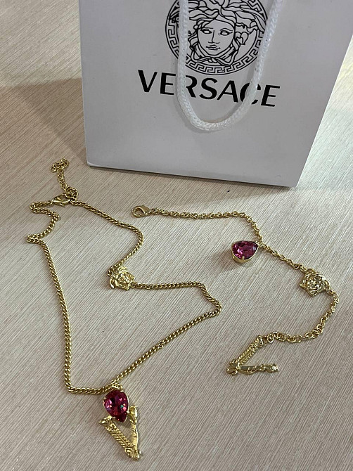 Версаче комплект / Versace браслет і підвіска Одеса - фото 1