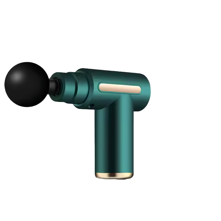 Портативний перкусійний масажер (масажний пістолет) для тіла з вбудованим штучним інтелектом - зелений Киев - изображение 4