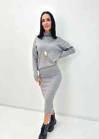 Жіночий ангоровий костюм "Valion" оптом I Норма Сірий, 42-44 Київ