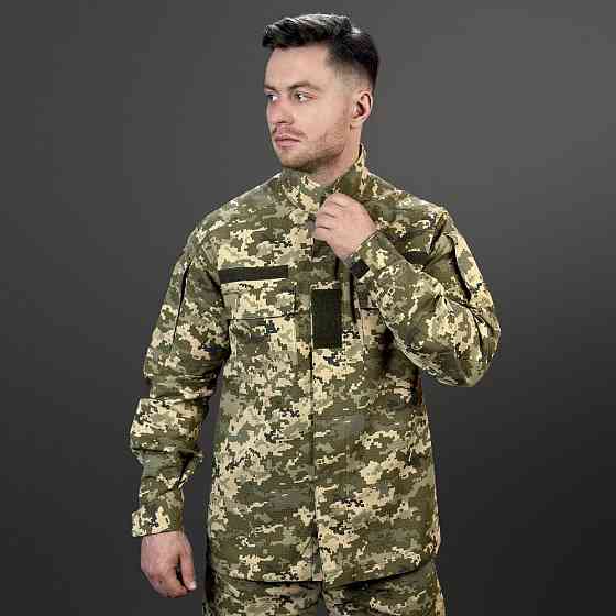 Мужской тактический китель демисезонный с карманами пиксель Pobedov Rip-Stop XL Киев