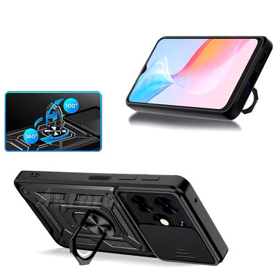 Чохол до мобільного телефона BeCover Military Tecno Spark 20 (KJ5n) Black (712168) Вінниця - фото 2