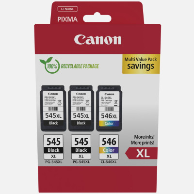 Картридж Canon PG-545/CL-546 MultipackXXL 2xBK+Color (8286B013) Винница - изображение 1