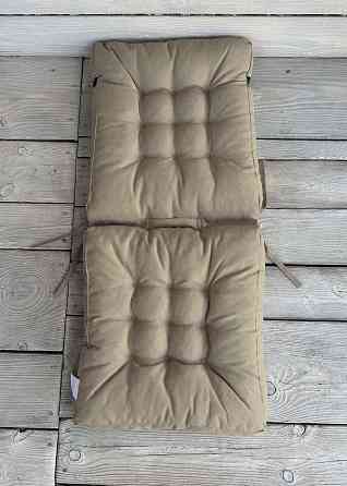 Подушка для стільців (50x120х8 см) подвійна Decorator Sawana колір бежевий 84-140 Київ