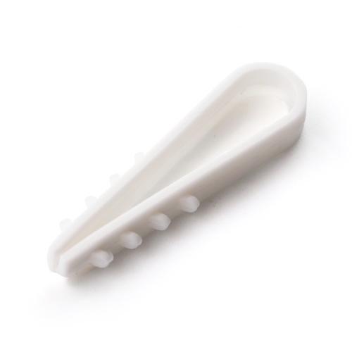 Дюбель-ялинка 6мм для круглого кабелю білий 100шт/уп APRO Житомир - фото 1