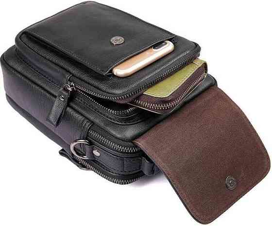 Сумка чоловіча Чорна (Vintage) Київ