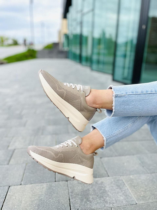 ALEX BENZ Кросівки жіночі ALEX BENZ 21205 ST капучіно (весна-літо, шкіра натуральна) (5024) Коломия - фото 10