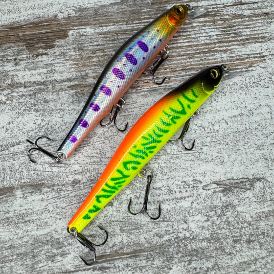 Набір воблерів різнокольорових 4шт для риболовлі, приманка з магнітом для лову хижих риб 12см 17г Київ