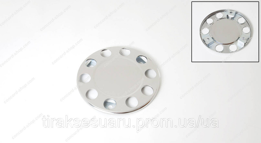 Ковпак колеса унів. передній 22.5 корона. хром Ковпак колеса корона передній 22.5 (хром) Луцьк - фото 1