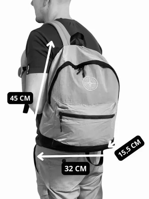 Рюкзак Stone Island nylon чорний Запоріжжя - фото 3