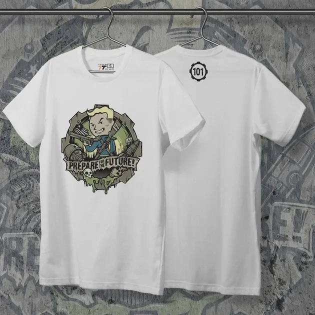 Футболка мужская с принтом FallOut Размер 48 Anime0008 Днепр - изображение 1