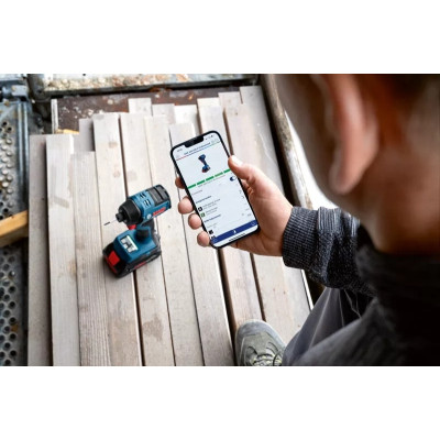 Гайковерт Bosch GDR. 18V-220 C, 18V, 2х5Ah, 0-3400об/хв, 220Нм, Bluetooth (0.601.9L6.003) Вінниця - фото 11