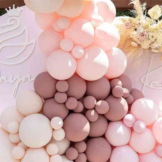 Набір повітряних куль в рожевих тонах прикраса для урочистих подій: весілля, вечірки, дня народження Кам'янець-Подільський