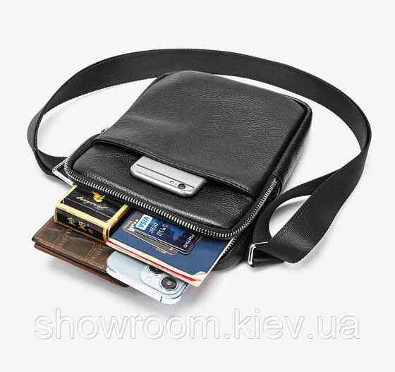 Невелика зручна шкіряна планшетка Leather Collection (5054) Київ