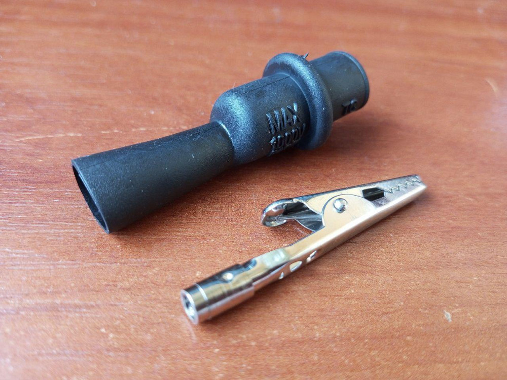 Зажим под щуп тестерный с резьбой, 10А Полтава - изображение 1