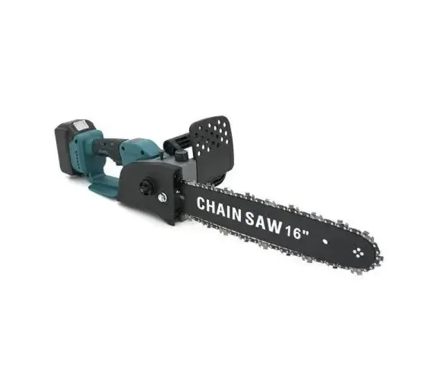 Акумуляторна Ланцюгова пила Chain Saw шина 16"(35см)36V 2 акумулятори кейс мастило з індикатором заряду Одеса - фото 8