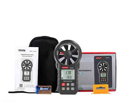 Анемометр крильчастий USB, Bluetooth 0,3-30 м/с, -10-45 °C WINTACT WT87B Одеса