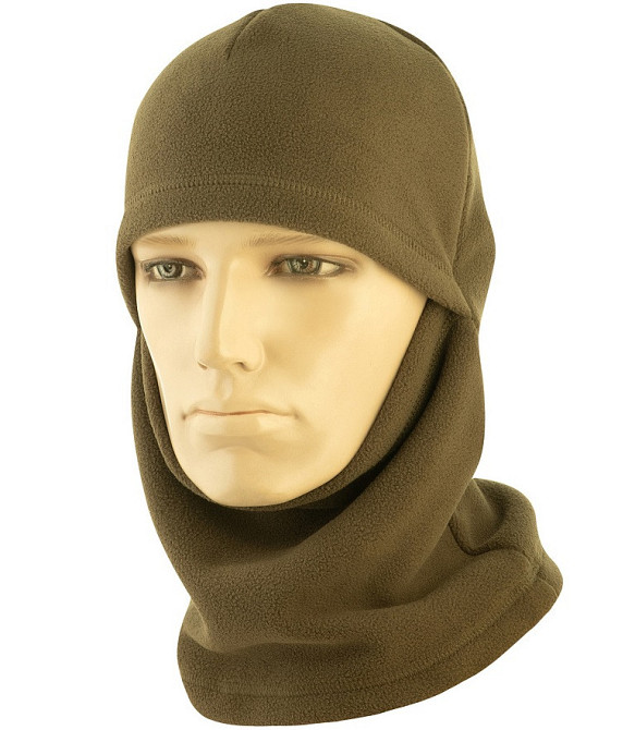 Багатофункціональна Балаклава з флісу 320г/м2 M-Tac "Ninja Elite Polar" (40412048) Dark Olive Нововолинськ - фото 2