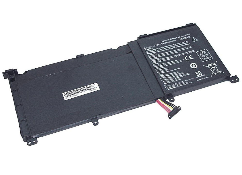 Аккумулятор для ноутбука Asus C41N1416 ZenBook Pro UX501VW 15.2V Black 3950mAh OEM Вінниця - фото 1