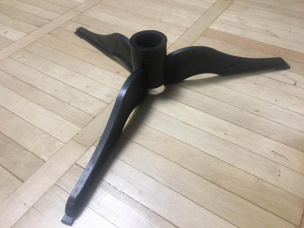 Подставка под елку на высоту мах 1,8-1,9 м, диаметр 5 см, черный, тренога для елки из полипропилена, Украина. Киев - изображение 1