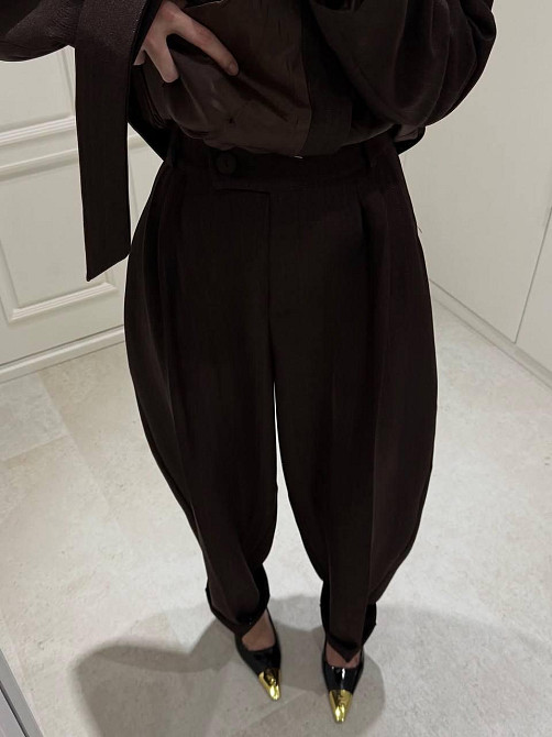 Женский стильный классический костюм-камимано костюмка люкс + подкладка и плечики Шоколад, 46/48 Одесса - изображение 3