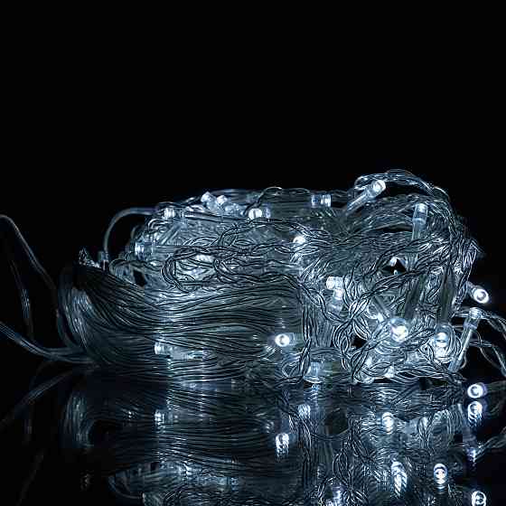 Garlando Новорічна гірлянда штора 1,5х1,5 м 64 LED білий провід Білий ZWM1564LEDW Коломия