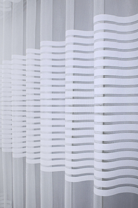 Тюль VR-Textil 1894т Фатин з вишивкою та люрексом Бежевий 300х150 см (40-262) Київ - фото 7