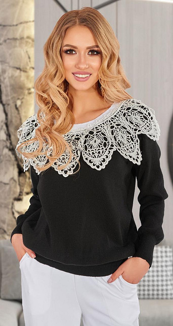 Гарний светр з мереживом (42-46) Київ - фото 1