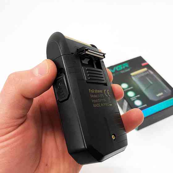 Профессиональная элетробритва VGR, Электробритва мужская беспроводная, Электробритва-шейвер мужской WC-44 Львов