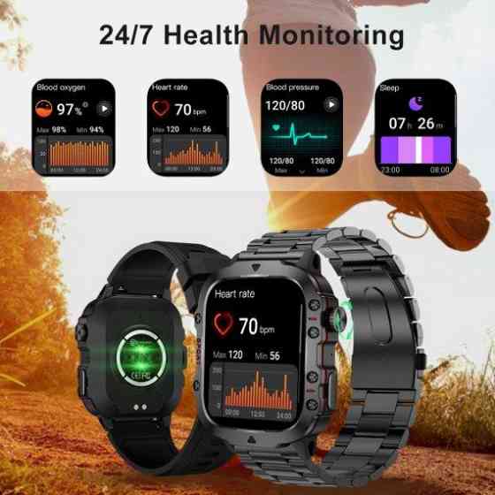 Умные смарт часы Smart Expert Nano Steel + 2 ремешка (Черные) Киев