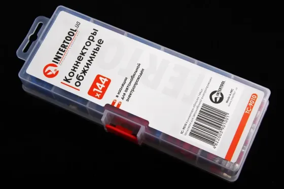 Набор коннекторов изолированных обжимных Intertool (144 ед.) Винница