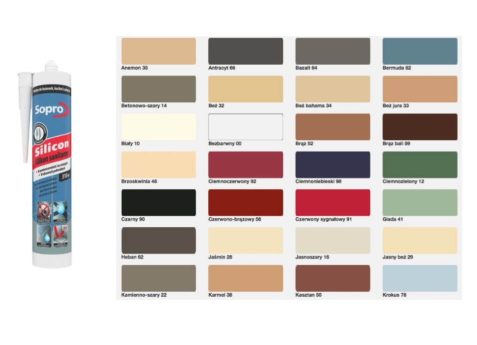 Силікон Sopro SILIKON BEZ JURA №33 (беж юрский) 310 мл Киев - изображение 2