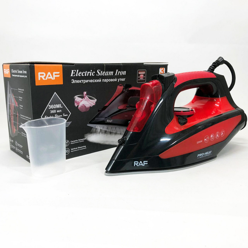 Утюг для глажки стрелок на брюках RAF R.1233 2200 Вт, Утюг для глажки любого типа одежды WH-26 Ивано-Франковск - изображение 1