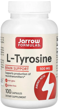 L- тирозин 500 мг Jarrow Formulas L-Tyrosine 100 капс Киев