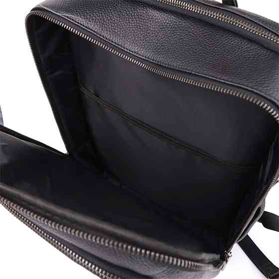 Мужской рюкзак из натуральной кожи Vintage 23051 Черный Киев