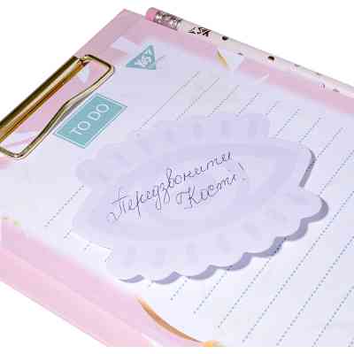 Папір для нотаток Yes з липким шаром фігурний Donna 40 аркушів (170262) Вінниця