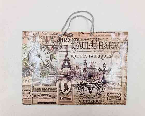 Паперовий великий горизонтальний пакет 36/22/10 (артBG-123) (12 шт.) Харків