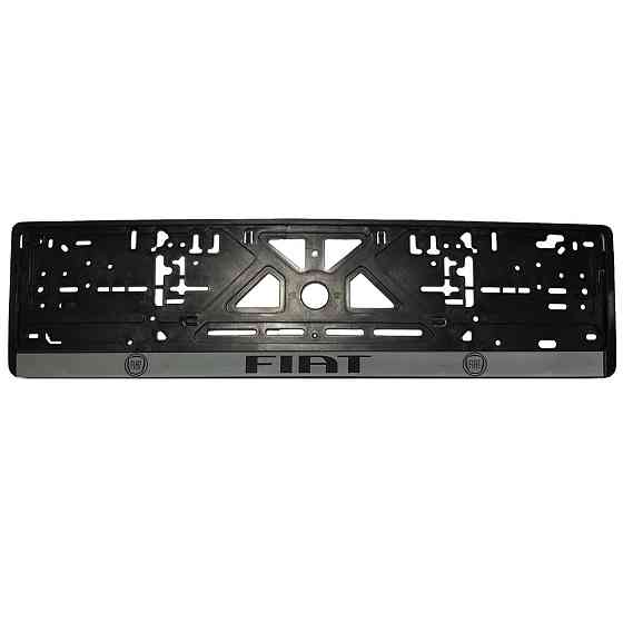 Рамка номерного знаку Fiat пластик чорна 1шт Київ